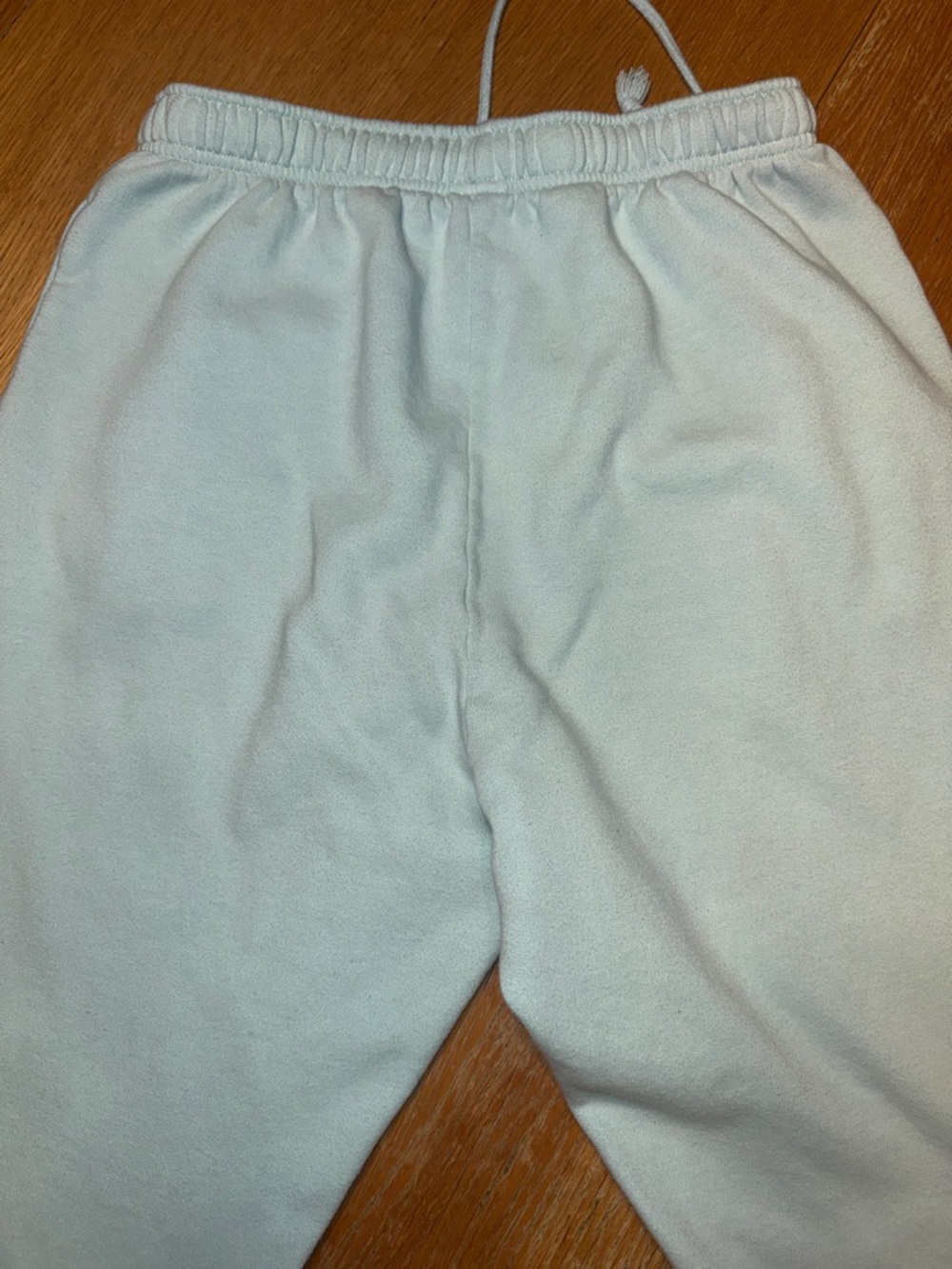 PINK Victoria's Secret Light Blue Fleece Joggers - Picture 4 of 6